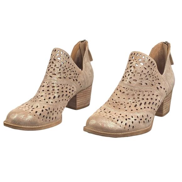 Sofft Women’s Wyoming Tan Laser Cut Ankle Boot Size US 7.5 - Picture 6 of 11